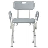 Medline Shower Chair with Backrest, Armrests