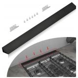 Slide-in Range Rear Filler Kit, Black, 30'