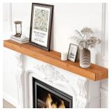 $140 Solid Wood Fireplace Mantel Shelf 66in