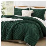 King Comforter set , Emerald Green