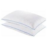 Purelux Gel Memory Foam Pillow Queen 2 Pack