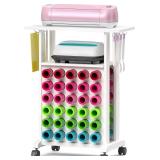 Cricut Organizer Cart with 30 Vinyl Holders