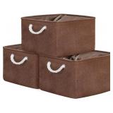TheWarmHome 17x14x10 Storage Bins 3-Pack