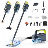 LABIGO 10-in-1 Steam Mop, Detachable Handheld