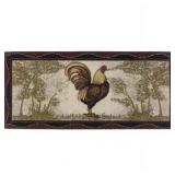 Mayberry Rug CC5252 20x44 Rooster Kitchen Mat