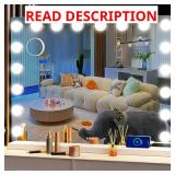 Hollyhood Vanity Mirror with Lights, 18 LEDs