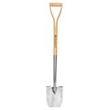 Berry&Bird Round Point Shovel, 40.98' D-Handle