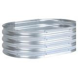 Aoodor Galvanized Raised Garden Box, 3x2x1 ft