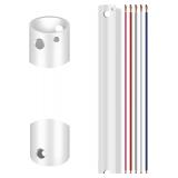 12' Ceiling Fan Extension Rod, 1' OD Downrod