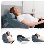 Lunix LX6 3-Piece Orthopedic Wedge Pillow Set