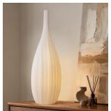 RONDURE 20.6' Ceramic Table Lamp, Dimmable