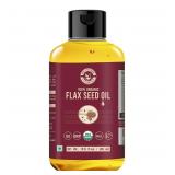 Organic Flax Seed Oil 10.15oz, Cold Pressed
