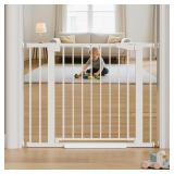 Cumbor 29.7-40.6' Baby Gate, Pet Gate, White