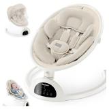 $150 Infant Swing: Bluetooth (Beige)