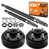 $183 EZGO Rear Axle & Brake Hub Drum Assembly (2)