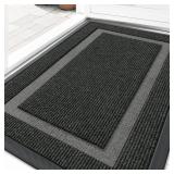 OLANLY Front Door Mat   Waterproof, 35x23