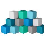 Foam Blocks for Kids: 12-Piece PU Leather