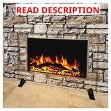 $190 Premium Tempered Glass Fireplace Screen