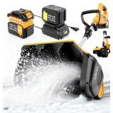 $200 17-Inch Cordless Snow Shovel, 9000mAh Battery