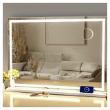 Makeup Vanity Mirror with Lights, 32x24'