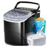 Kismile Countertop Ice Maker 26Lbs/24H Black