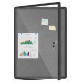Mifuro 38x28 Enclosed Bulletin Board, Lockable
