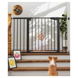 Cumbor 29.7-48' Baby Gate for Stairs Black