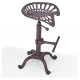 Diwhy Rustic Industrial Tractor Seat Bar Stool