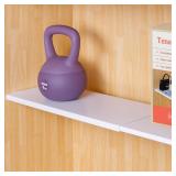 Tension Rod Shelf for Closet - No Drill