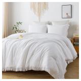 Andency White Comforter Set CA King