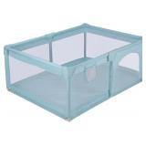 $162 Grey- Baby Playpen 120 180cm with Zipper Door