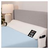 GORILLA GRIP Bed Wedge Pillow, Queen White