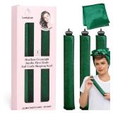 Overnight Heatless Hair Curler Set, 4pcs Green