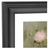 19x36 Panoramic Frame, Solid Wood, Black