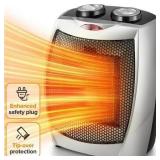 2PK KISSAIR 750W/1500W Space Heater - ETL, Ceramic