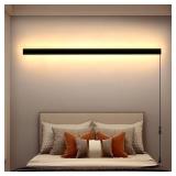 Modern Plug-in Wall Sconce, 39' LED 20W 3000K
