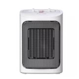 8.9 in Portable Ceramic Heater with Thermostat