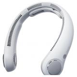 JISULIFE Neck Fan, 5000mAh, Foggy Grey