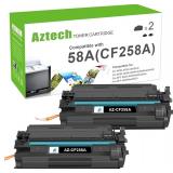 Aztech CF258A 58A Toner 2-Pack for HP