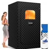 $142 Portable Home Sauna with Folding Chair