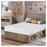 FDW 8' Twin Mattress   Gel Memory Foam