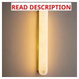 $140 Alabaster Wall Sconces, Marble Lamp, 8W LED