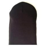 Black-Solid Knit Beanie Skull Cap