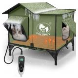 Heated Cat House 21x17x17 in with Controller