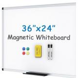 VIZ-PRO Magnetic Whiteboard, 36x24 in kit