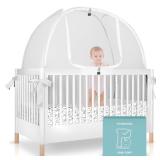 Pop-Up Crib Net: Stop Baby Climbing Out