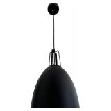 Kin 1-Light Black Dome Pendant