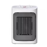 8.9 in Portable Ceramic Heater with Thermostat