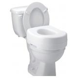 Carex Toilet Seat Riser, 5.5', 300lb Raised
