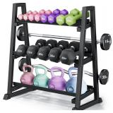 Leteuke Dumbbell Rack 3-Tier Heavy Duty Rack